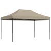 vidaXL foldbart pop up-festtelt 440x292x315 cm gr&aring;brun