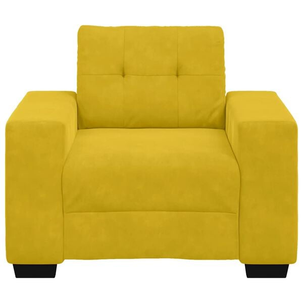 vidaXL sofastol 100x78x80 cm fl&oslash;jl gul