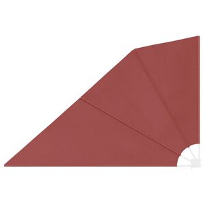 vidaXL sammenklappelig sidemarkise til altan terracotta 160 x 240 cm