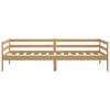 vidaXL daybed 90x200 cm massivt fyrretr&aelig; gyldenbrun