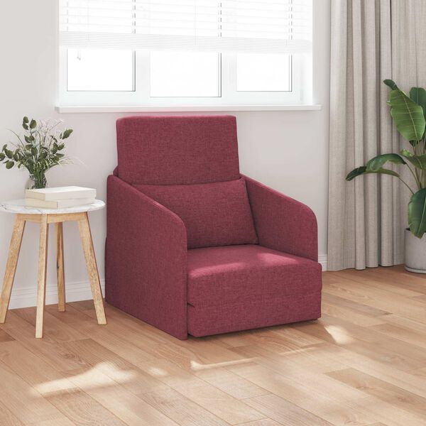 vidaXL Sovesofa 60cm Vinr&oslash;d Stof