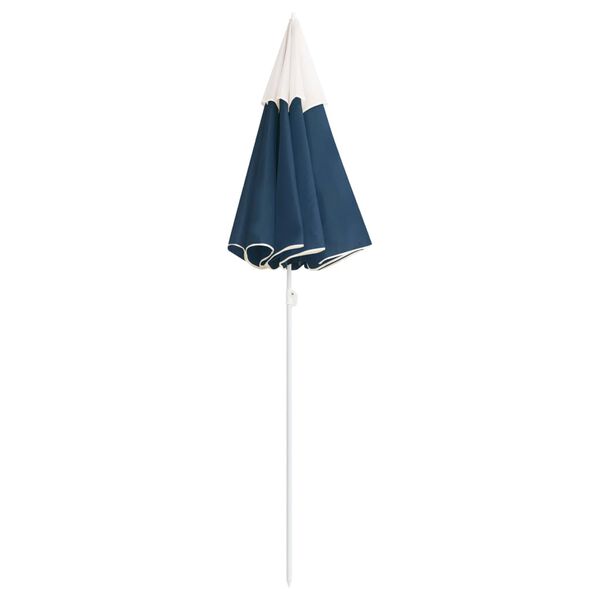 vidaXL parasol 180 cm st&aring;lstang bl&aring;