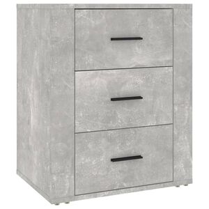 vidaXL sengebord 50x36x60 cm konstrueret tr&aelig; betongr&aring;