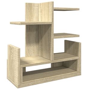 vidaXL hylde til skrivebord 49x20x52,5 cm konstrueret tr&aelig; sonoma-eg