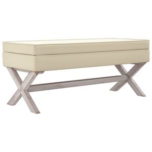vidaXL opbevaringsskammel 110x45x49 cm h&oslash;r