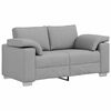 vidaXL Sofa 3 pcs Skygrå Linned-blandet stof