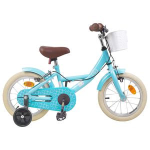 vidaXL B&oslash;rnecykel 12 tommer til 2-4 &aring;r gamle Lysebl&aring;