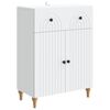 vidaXL Sideboard Hvid 66 x 34,5 x 90 cm Konstrueret tr&aelig;