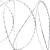 vidaXL Razor Wire S&oslash;lv 5000 x 1,9 cm Galvaniseret st&aring;l