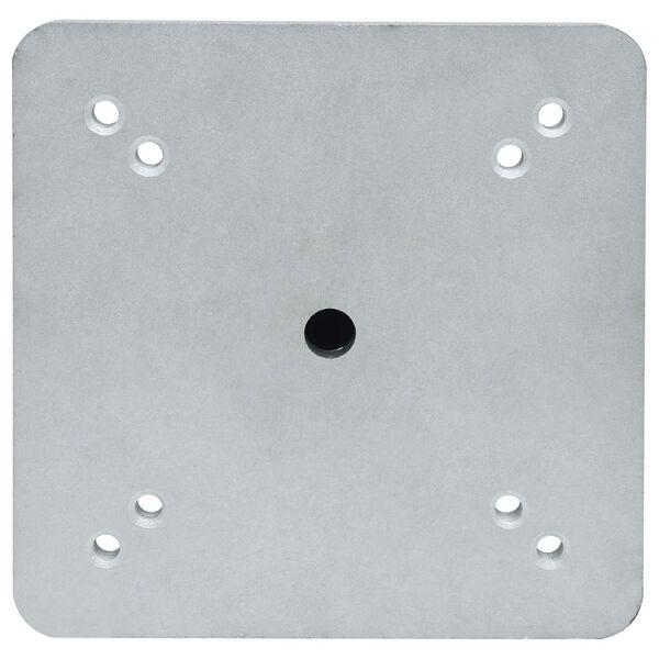 vidaXL nedgravet parasolbase med stang 16x16x52 cm st&aring;l