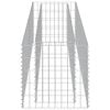 vidaXL gabion-h&oslash;jbed 180x50x50 cm galvaniseret st&aring;l