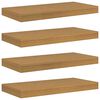 vidaXL V&aelig;ghylde 4 stk. Beige 50 x 23,5 x 3,8 cm Konstrueret tr&aelig;