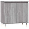 vidaXL badev&aelig;relsesskab 58x33x60 cm konstrueret tr&aelig; gr&aring; sonoma-eg