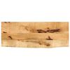 vidaXL bordplade 80x20x2,5 cm naturlig kant massivt ru mangotr&aelig;