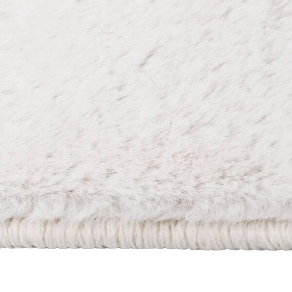 vidaXL gulvt&aelig;ppe 200x300 cm kunstig kaninpels cremefarvet