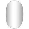 vidaXL v&aelig;gspejl 80x50 cm s&oslash;lvfarvet