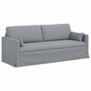 vidaXL Sofa 2 pcs Lysegr&aring; 198 x 78 x 80 cm Stof