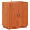 vidaXL Sideboard VoksBrun 65,5 x 40 x 75 cm Massivt fyrretr&aelig;