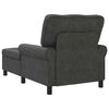 vidaXL Chaise Lounge med pude Sort 91 x 157 x 91 cm Faux l&aelig;der