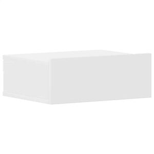 vidaXL v&aelig;gh&aelig;ngt natbord 40x30x15 cm konstrueret tr&aelig; hvid