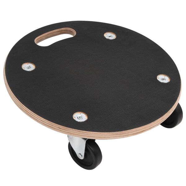 vidaXL Transport Trolley 6 pcs Gr&aring; Krydsfin&eacute;r