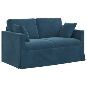 vidaXL Sofa Bl&aring; 138 x 78 x 80 cm Fl&oslash;jl