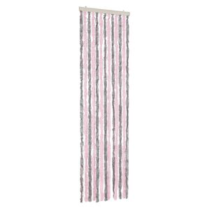 vidaXL flueforh&aelig;ng 56x185 cm chenille s&oslash;lvgr&aring; og lyser&oslash;d