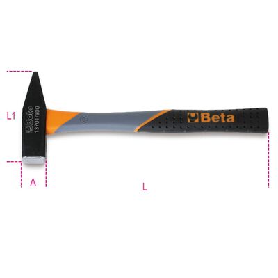 Beta Tools hammer 1370T 1000 36 cm fiberskaft