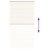 vidaXL zebragardin marmorbeige 90x150 cm stofbredde 85,9 cm polyester
