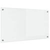 vidaXL K&oslash;kkenbacksplash Transparent 90 x 50 cm h&aelig;rdet glas