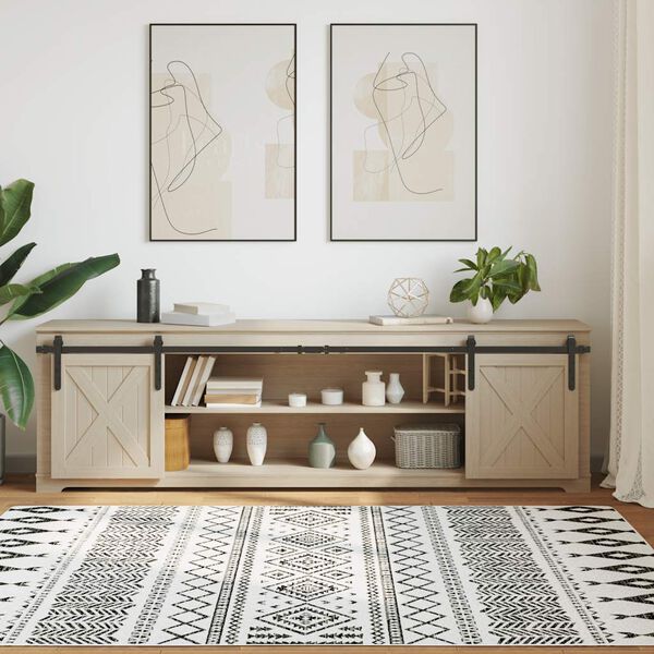 vidaXL skydel&aring;ges&aelig;t til skabe kulstofst&aring;l 213 cm