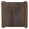 vidaXL Sidebord Naturfarvet 44,5 x 45 x 45 cm Massiv Mahogni