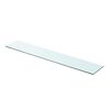 vidaXL hylde glaspanel klar 90x15 cm