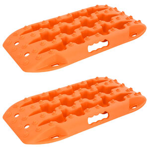 vidaXL Traction Board 2 stk. Orange 57,5x30,5x5,5 cm Forst&aelig;rket nylon