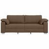 vidaXL Sofa Brun 219 x 80 x 82 cm Stof