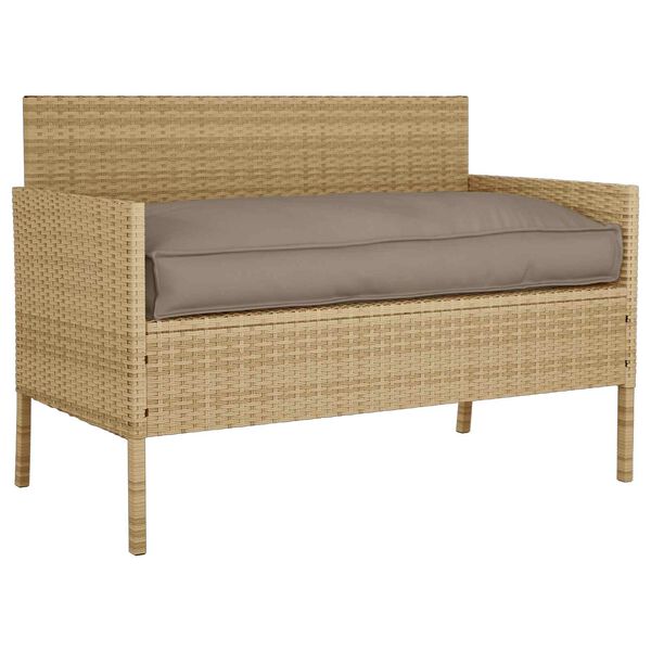 vidaXL Pude Gr&aring;brun 150 x 40 x 8 cm Oxford stof