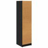 vidaXL Highboard Sort eg 35 x 37 x 142 cm Konstrueret tr&aelig;