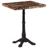 vidaXL bistrobord 60x60x76 cm massivt genbrugstr&aelig;