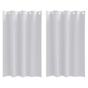 vidaXL M&oslash;rkl&aelig;gningsgardiner med ringe 2 stk. Bleg Gr&aring; 175 x 140 cm