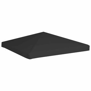 vidaXL pavillontopd&aelig;kke 3x3 m 270 g/m&sup2; sort