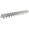 vidaXL Pl&aelig;nekant 30 pcs 103 x 15 cm St&aring;l S&oslash;lv