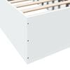 vidaXL sengeramme 90x190 cm konstrueret træ hvid