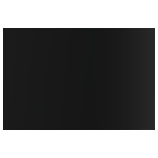 vidaXL boghylder 8 stk. 60x40x1,5 cm konstrueret tr&aelig; sort h&oslash;jglans