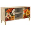 vidaXL TV-skab GENNEP 102 x 33 x 50 cm Sonoma-eg Konstrueret tr&aelig;