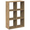 vidaXL bogreol/rumdeler 69,5x29x103,5 cm konstrueret tr&aelig; kunsteg