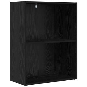vidaXL Bogreol 60 x 30 x 76.5 cm Konstrueret tr&aelig; Sort eg