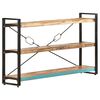 vidaXL bogreol m. 3 hylder 140x30x80 cm massivt genbrugstr&aelig;