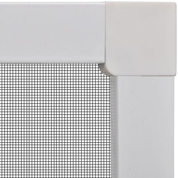 vidaXL insektnet til vinduer 120 x 140 cm hvid
