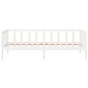 vidaXL daybed uden madras 80x200 cm massivt fyrretræ hvid