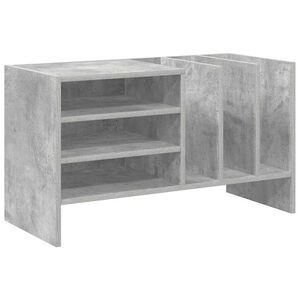 vidaXL Pladeskab Beton Gr&aring; 78,5 x 35 x 45 cm Konstrueret tr&aelig;